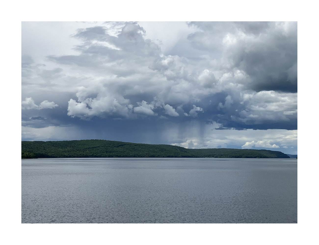Picture titled Heavy Rain North of the Reservoir